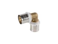 PEXAL BRASS Колено (пресс) Ø32 (3,0) Valsir S.p.A. (VS0170415)