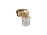 PEXAL BRASS Колено (пресс) Ø26 (3,0) x 1" Из Valsir S.p.A. (VS0170531)