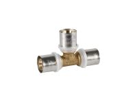 PEXAL BRASS Тройник (пресс) Ø26 (3,0) Valsir S.p.A. (VS0170713)