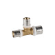 PEXAL BRASS Тройник (пресс) Ø26 (3,0) х 16 (2,25) х 26 (3,0) Valsir S.p.A. (VS0175835)