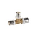 Тройник PEXAL BRASS (пресс) Ø26 (3,0) х 16 (2,25) х 26 (3,0) Valsir S.p.A. (VS0175835)
