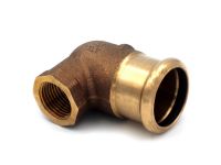 Колено бронзовое под пресс 698 Ø18 х 1/2" В AESPRES® RM (698102018)