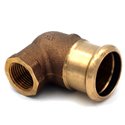 Колено бронзовое под пресс 698 Ø18 х 3/4" В AESPRES® RM (698304018)
