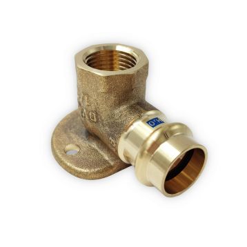 Колено латунное настенное под пресс 685U Ø15 х 1/2" В AESPRES UNIKO® RM (685102015U)