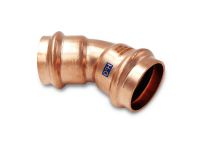 Колено медное под пресс 681/450U Ø22 45° ВВ AESPRES UNIKO® RM (681022450U)
