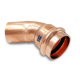 Колено медное под пресс 681/451U Ø15 45° В3 AESPRES UNIKO® RM (681015451U)