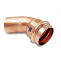 Колено медное под пресс 681/451U Ø15 45° В3 AESPRES UNIKO® RM (681015451U)