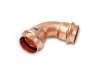 Колено медное под пресс 681/900U Ø28 90° ВВ AESPRES UNIKO® RM (681028900U)