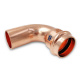 Колено медное под пресс 681/901U Ø15 90° ВЗ AESPRES UNIKO® RM (681015901U)