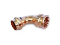Колено медное под пресс 698U Ø15 х 1/2" В AESPRES UNIKO® RM (698102015U)