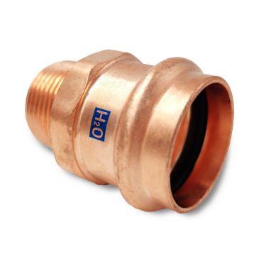 Переходник медный под пресс 687U Ø15 х 1/2" С AESPRES UNIKO® RM (687102015U)