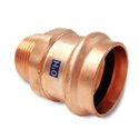 Переходник медный под пресс 687U Ø15 х 1/2" С AESPRES UNIKO® RM (687102015U)