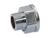 Pattaroni Перехідник (хром) (під ключ) d1 1/4"M х 1 1/2"F ЗВ (F272CR011)