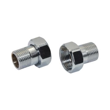 Pattaroni Штуцер-адаптер (хром) (пара) d1 1/4" х 1 1/2" ЗВ (F622CR007)
