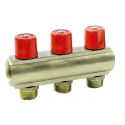 Bianchi Коллектор с вентилями d3/4" х 4 х 3/4" УР (red/красный) 50 мм (234E05050A)