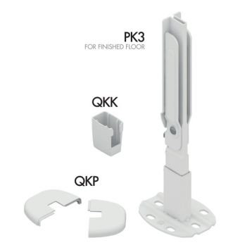 MB Fix PK3+QKK+QKP Комплект низких напольных кронштейнов (2 шт.) для пан. радиаторов (300÷1000 мм) MB (60741003)