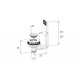 Ghidini SpA Випуск з переливом d115х1 1/2" (331112)