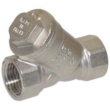 Фильтр магистральный Ø1/2" никелированный с ушком PN25 0/+120°C F.A.R.G. srl (610.1/2)