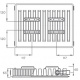 Радіатор сталевий DeLonghi Plattella V6 L тип 11 600 x 1800 2233 Ват нижнє/бокове (0181116254)