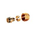 220E Гайка с ниппелем для ПЭ Ø20 х 2,8 х 3/4" латунная BIANCHI (84490)