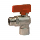 509F Кран угловой Ø1/2" ВЗ (red/красный) BIANCHI F.lli S.p.A. (509000040F)