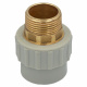 Переходник PP-R Ø40 мм x 1" НР PRAWTECH Sp. z o.o. (PP130040100)