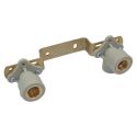 PRAWTECH Планка глубокая монтажная стальная PP-R Ø20 х 1/2" В мм L150 мм (P7271D)