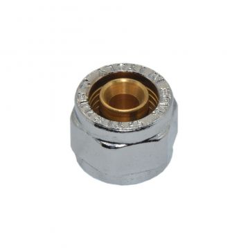 1635C / 1440035 Гайка хромированная Ø1/2" х 16 х 2,0 мм (металлопластик) краны серии TIEMME