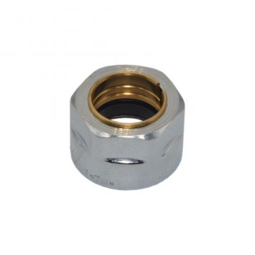 1240C / 1440066 Гайка хромированная Ø1/2" х 15 (медь) краны серии 3300, 3301, 3330, 3331 TIEMME