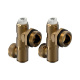 Комплект латунный для коллектора (ПВ ручной + сливной кран) G1" Vario C Uponor GmbH (1135300)