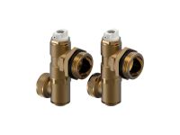 Комплект латунный для коллектора (ПВ ручной + сливной кран) G1" Vario C Uponor GmbH (1135300)