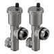 Комплект торцевий для колектора (ПВ автомат + зливний кран) G1" Vario C Uponor Gmb (1135297)