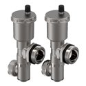 Комплект торцевой для коллектора (ПВ автомат + сливной кран) G1" Vario C Uponor Gmb (1135297)