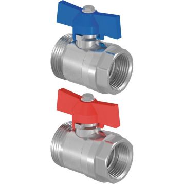 Комплект кранов Vario 3/4" В x 1" С Uponor GmbH (1086558)