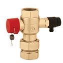 Кульовий запірний + зливний кран для розширювального баку Ø3/4" 85° C 6 bar (558050)