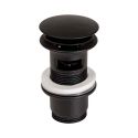 496114N Випуск латунний GOLF чорний NERO Ø1 1/4" x 63 з переливом Ghidini SpA