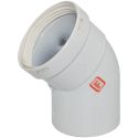 Коліно для турбованого газового котла Nova Florida Ø80 45° (0CURVAXX00)