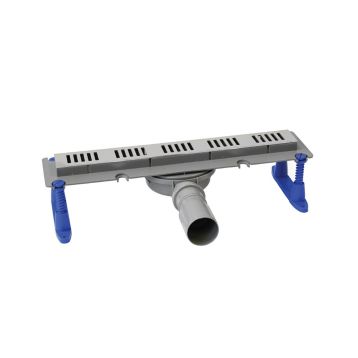 Трап-лоток душовий MEDIUM Ø50/40 L700 мм з решіткою нержавійка (AISI 316) Ghidini SpA (4010700)