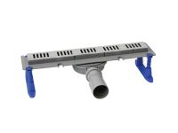Трап-лоток душовий MEDIUM Ø50/40 L600 мм з решіткою нержавійка (AISI 316) Ghidini SpA (4010600)
