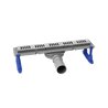 Трап-лоток душевой MEDIUM Ø50/40 L500 мм с решеткой нержавеющая (AISI 316) Ghidini SpA (4010500)