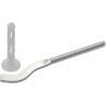 Кронштейн для алюминиевого радиатора "Шуруп" 170 х 8,8 мм RM (Италия) (942195001)