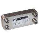 Теплообменник ZB 190 (INOX AISI 316L) 14 пластин 1 x Ø1/2"G / 3 x Ø20,8 Zilmet S.p.A. (17B1901415)