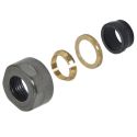 Carlo Poletti Гайка для медной трубы Ø15 мм x 3/4" EK PVD GUN METAL BRUSHED (A33109PVDGMBEK)