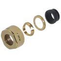 Carlo Poletti Гайка для медной трубы Ø15 мм x 3/4" EK PVD PALE GOLD GLOSS (A33109PVDPGGEK)