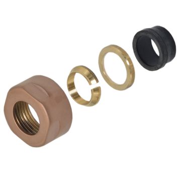 Carlo Poletti Гайка для медной трубы Ø15 мм x 3/4" EK PVD COPPER BRONZE SATIN (A33109PVDRGSEK)