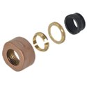 Carlo Poletti Гайка для медной трубы Ø15 мм x 3/4" EK PVD COPPER BRONZE SATIN (A33109PVDRGSEK)