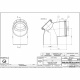 Колено для конденсационных котлов d100 mm - 90 ° с инспекционным отверстием GROPPALLI S.R.L. (BB5192)