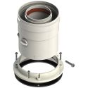 Вертикальный коаксиальный адаптер d60/100 с отверстием для тестирования для традиционных котлов GROPPALLI S.R.L. (A31857)