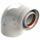 Колено коаксиальный для традиционных котлов d60/100 mm - 90 ° GROPPALLI S.R.L. (A31699)