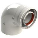 Колено коаксиальный для традиционных котлов d60/100 mm - 90 ° GROPPALLI S.R.L. (A31699)